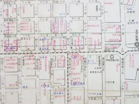 名古屋の大正時代の古地図
